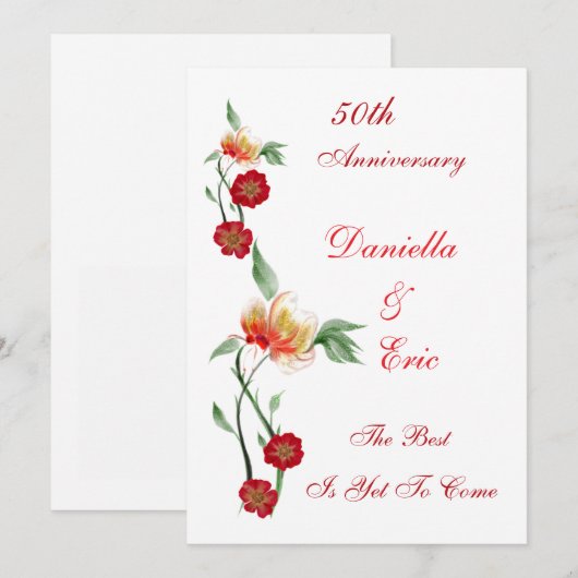 uitnodiging  (Voorkant / Achterkant)