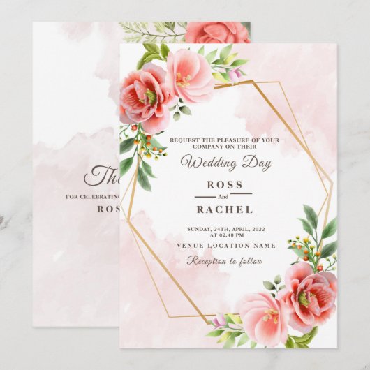 Uitnodiging (Voorkant / Achterkant)