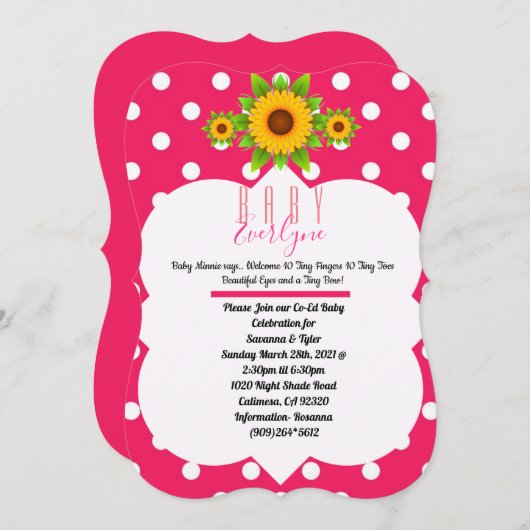 Uitnodiging (Voorkant / Achterkant)