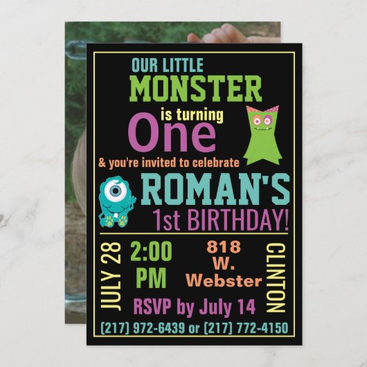 Uitnodiging (Voorkant / Achterkant)