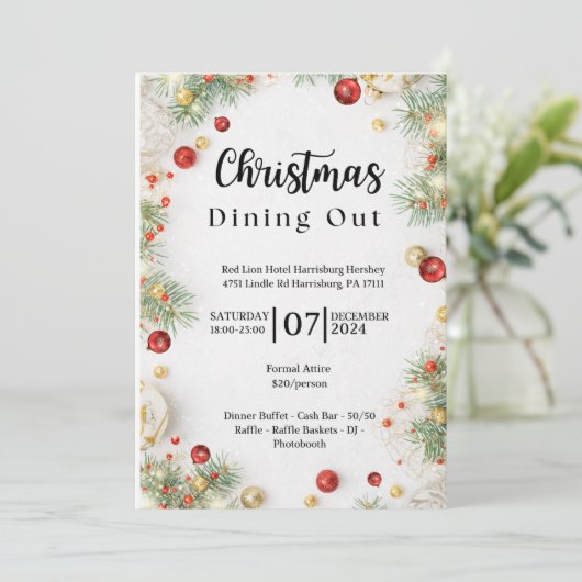 Uitnodiging (Staand voorkant)