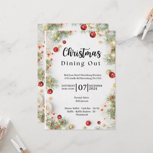 Uitnodiging (Voorkant / Achterkant in situ)