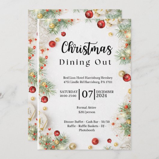 Uitnodiging (Voorkant / Achterkant)