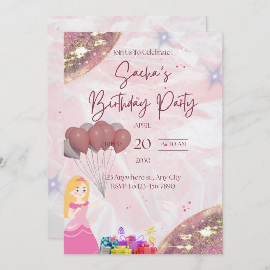 Uitnodiging (Voorkant / Achterkant)