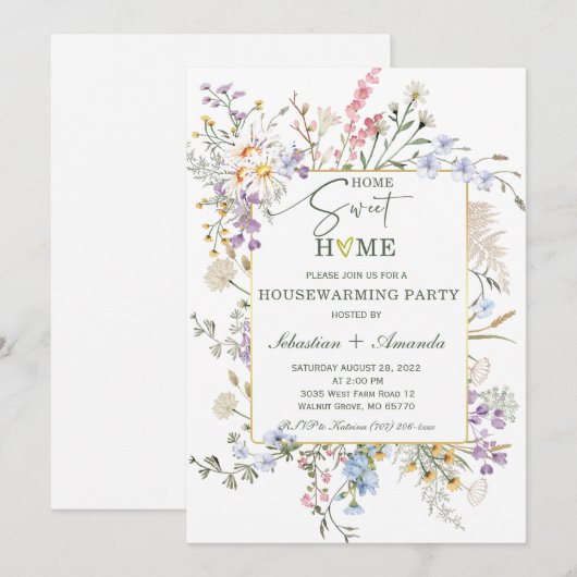 Uitnodiging (Voorkant / Achterkant)