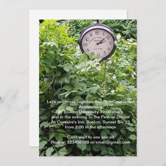 Uitnodiging (Voorkant / Achterkant)