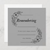 Uitnodiging (Voorkant / Achterkant)