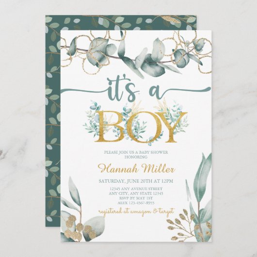 Uitnodiging (Voorkant / Achterkant)