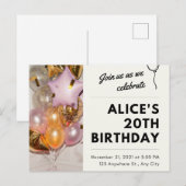 Uitnodiging 🥳 🎉 🎂 (Voorkant / Achterkant)