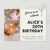 Uitnodiging 🥳 🎉 🎂 (Voorkant)