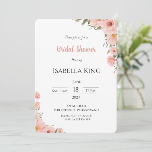 Uitnodiging (Staand voorkant)