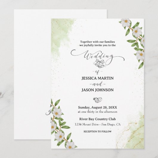 Uitnodiging (Voorkant / Achterkant)