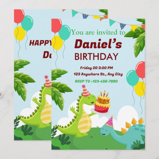 Uitnodiging (Voorkant / Achterkant)