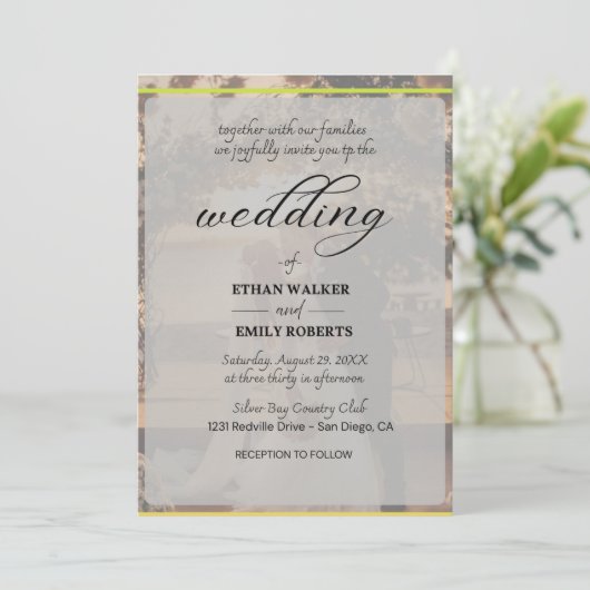 Uitnodiging (Staand voorkant)