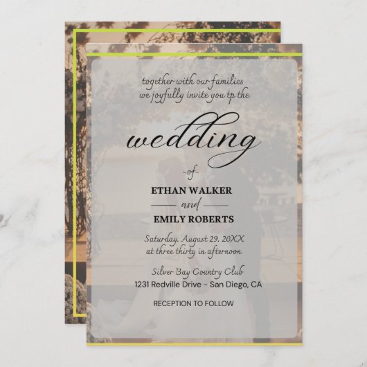 Uitnodiging (Voorkant / Achterkant)