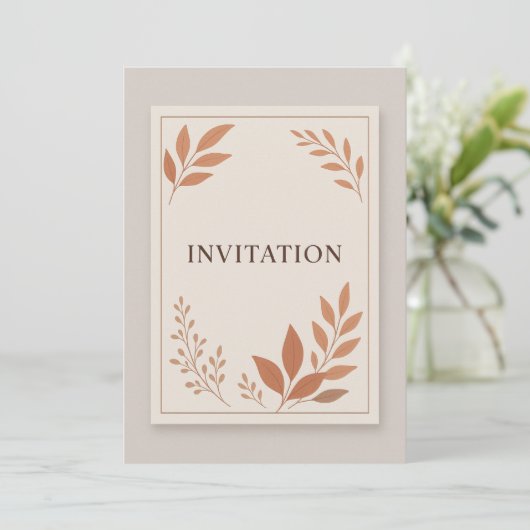 UITNODIGING (Staand voorkant)