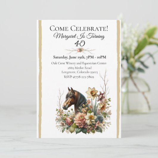 Uitnodiging (Staand voorkant)