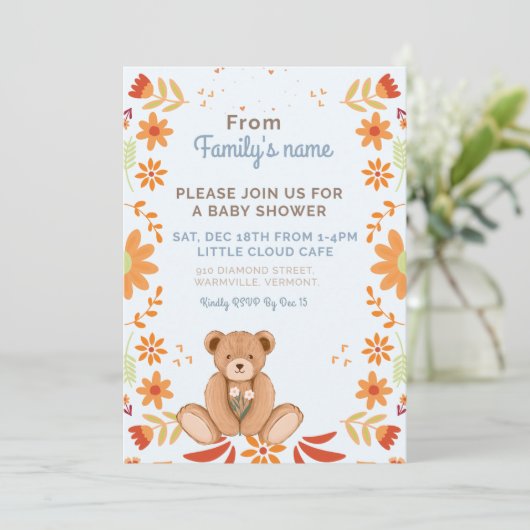 Uitnodiging (Staand voorkant)