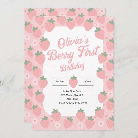 Uitnodiging (Voorkant / Achterkant)