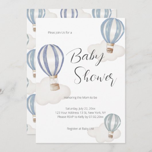 Uitnodiging (Voorkant / Achterkant)