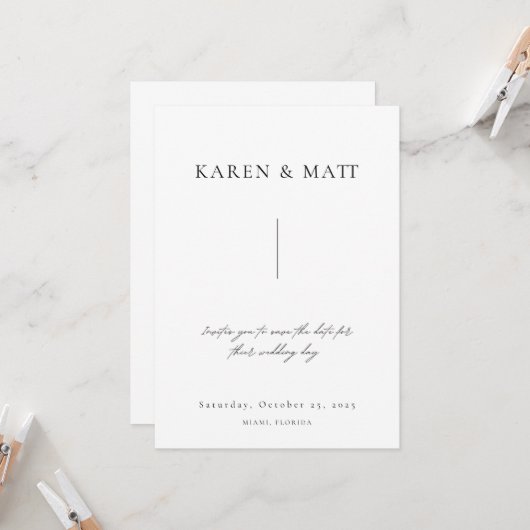 Uitnodiging (Voorkant / Achterkant in situ)