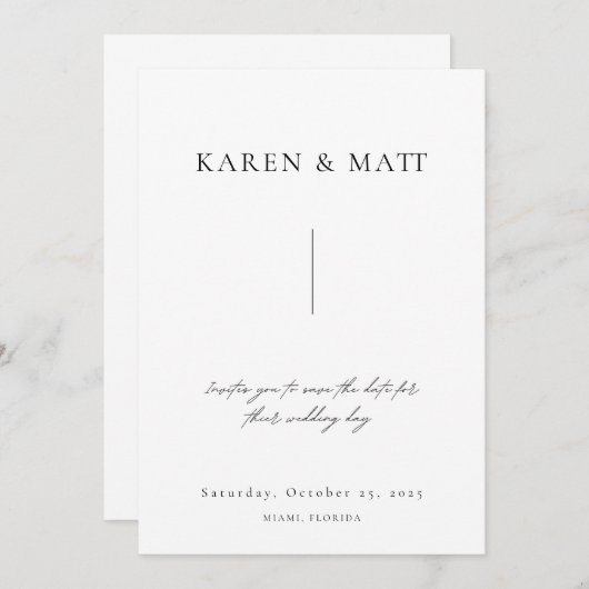 Uitnodiging (Voorkant / Achterkant)