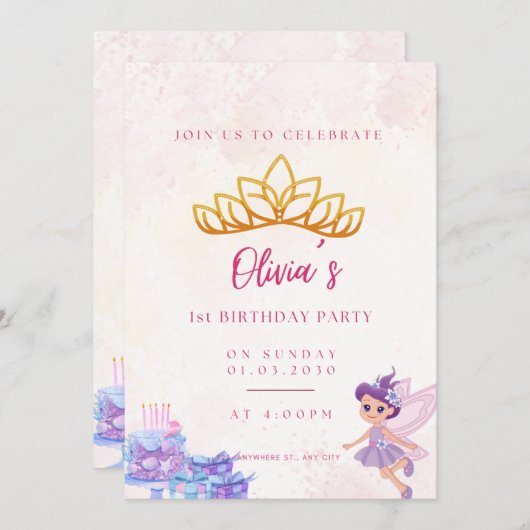 Uitnodiging (Voorkant / Achterkant)