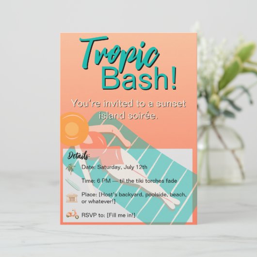 Uitnodiging (Staand voorkant)