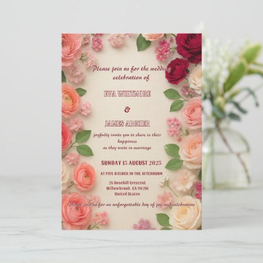 Uitnodiging (Staand voorkant)