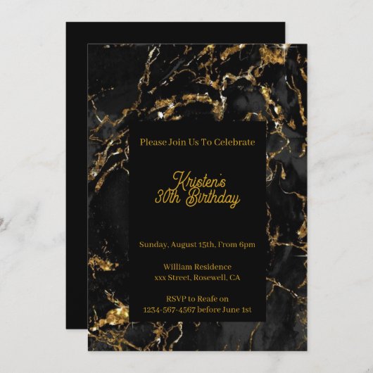 uitnodiging (Voorkant / Achterkant)