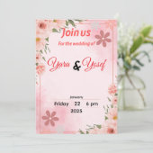 Uitnodiging (Staand voorkant)