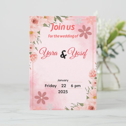 Uitnodiging (Staand voorkant)