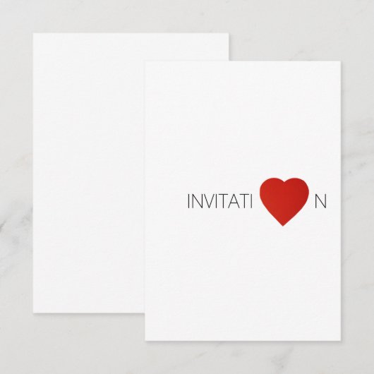 Uitnodiging (Voorkant / Achterkant)