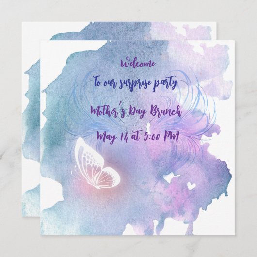 Uitnodiging (Voorkant / Achterkant)