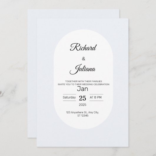 Uitnodiging (Voorkant / Achterkant)