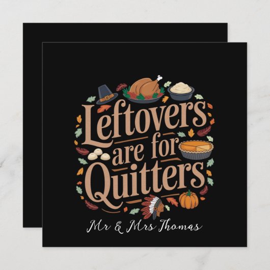 Uitnodiging (Voorkant / Achterkant)