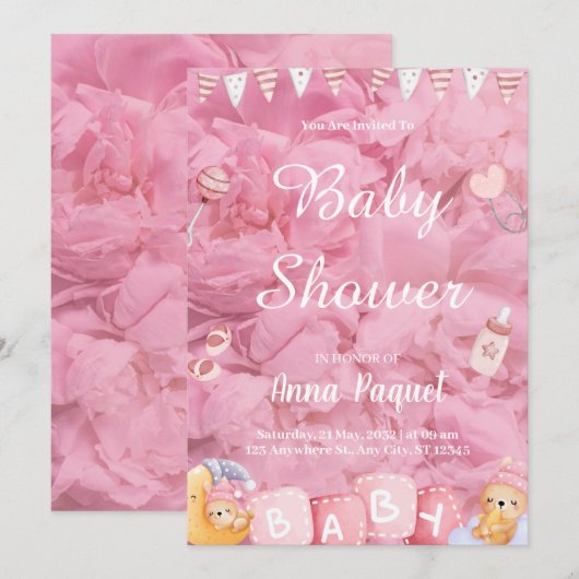 Uitnodiging (Voorkant / Achterkant)