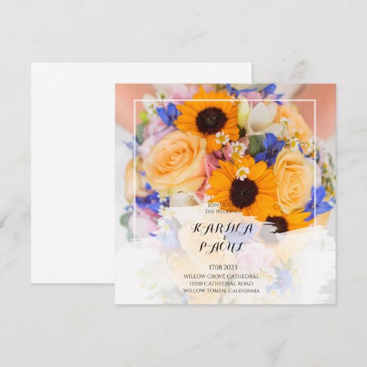 uitnodiging (Voorkant / Achterkant)