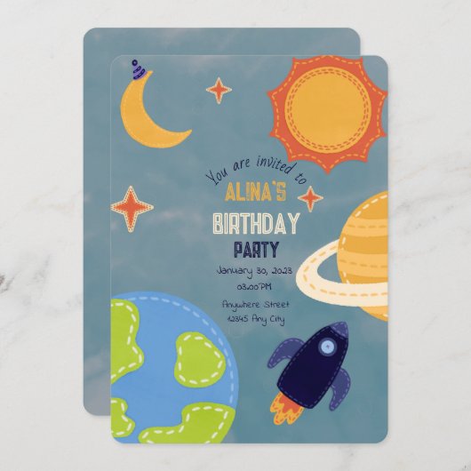 Uitnodiging (Voorkant / Achterkant)