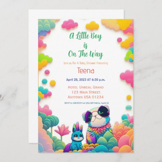 Uitnodiging (Voorkant / Achterkant)