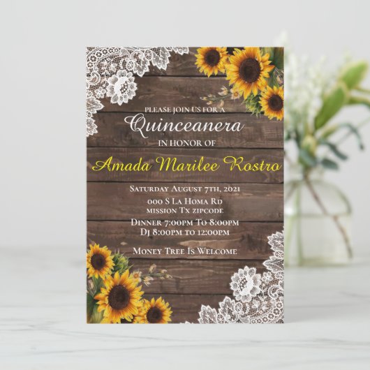 Uitnodiging (Staand voorkant)