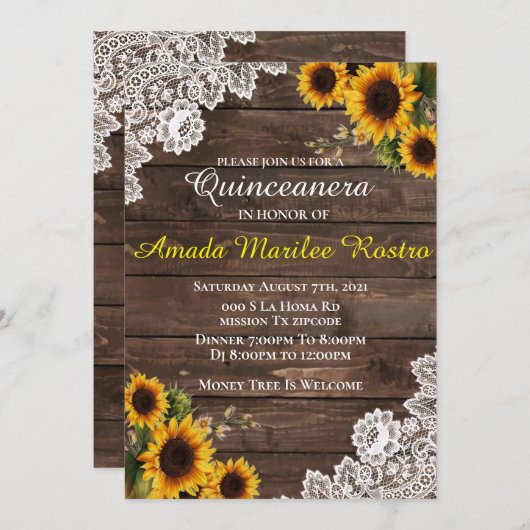 Uitnodiging (Voorkant / Achterkant)