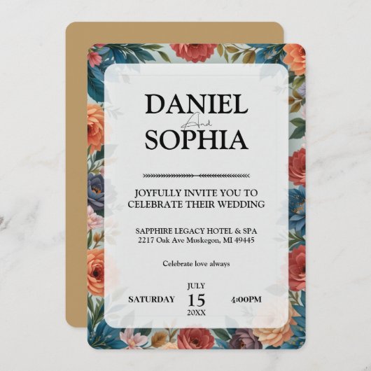 Uitnodiging (Voorkant / Achterkant)