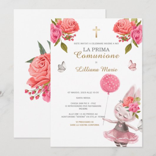 Uitnodiging (Voorkant / Achterkant)