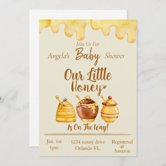 Uitnodiging (Voorkant / Achterkant)