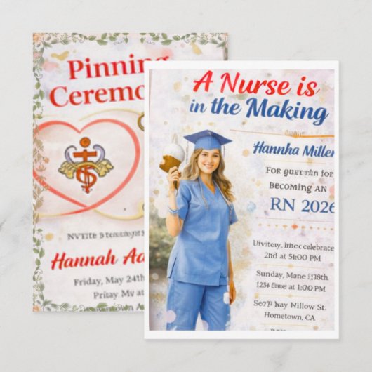 Uitnodiging (Voorkant / Achterkant)