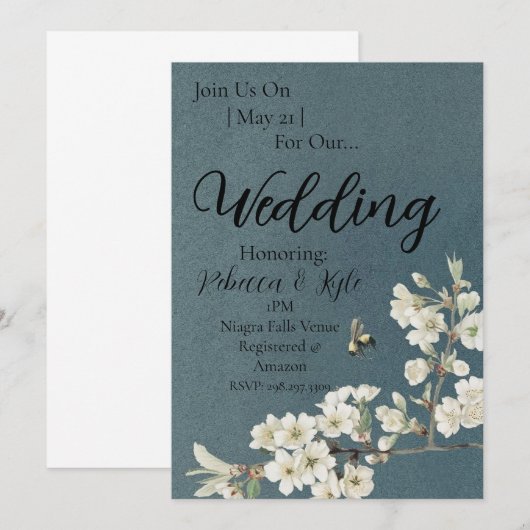 Uitnodiging (Voorkant / Achterkant)