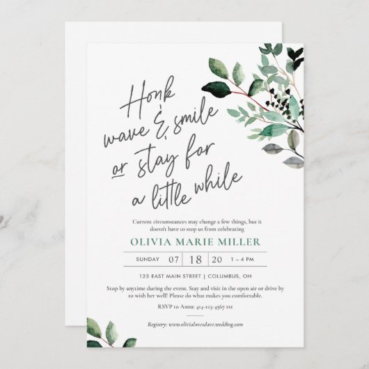 Uitnodiging (Voorkant / Achterkant)