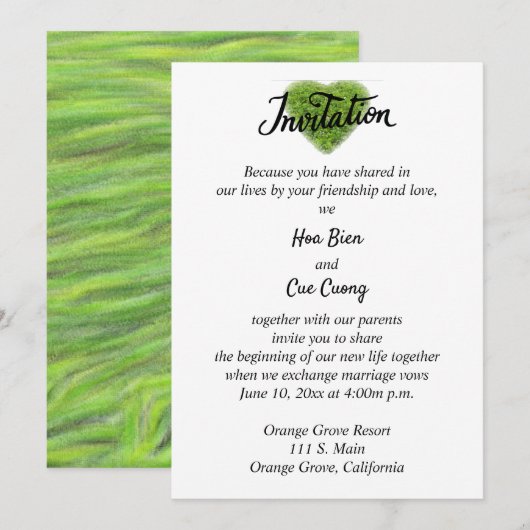 Uitnodiging (Voorkant / Achterkant)