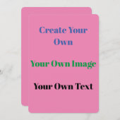 uitnodiging (Voorkant / Achterkant)